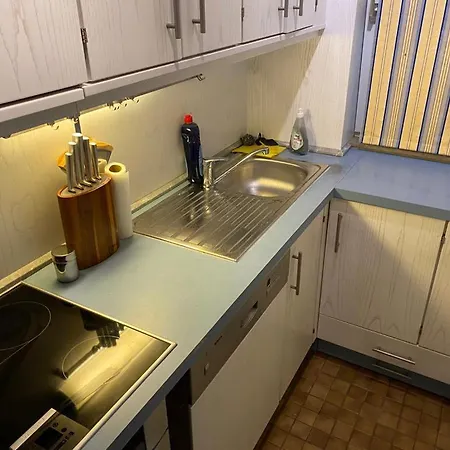 Apartamento Workation Treehouse Nature Park Gold Centre, Balcony, Kitchen Wiesbaden